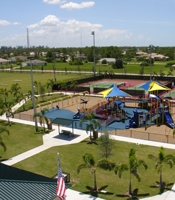 Jeffers Park playground aerial